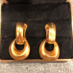 Rare vintage Celine clip earrings